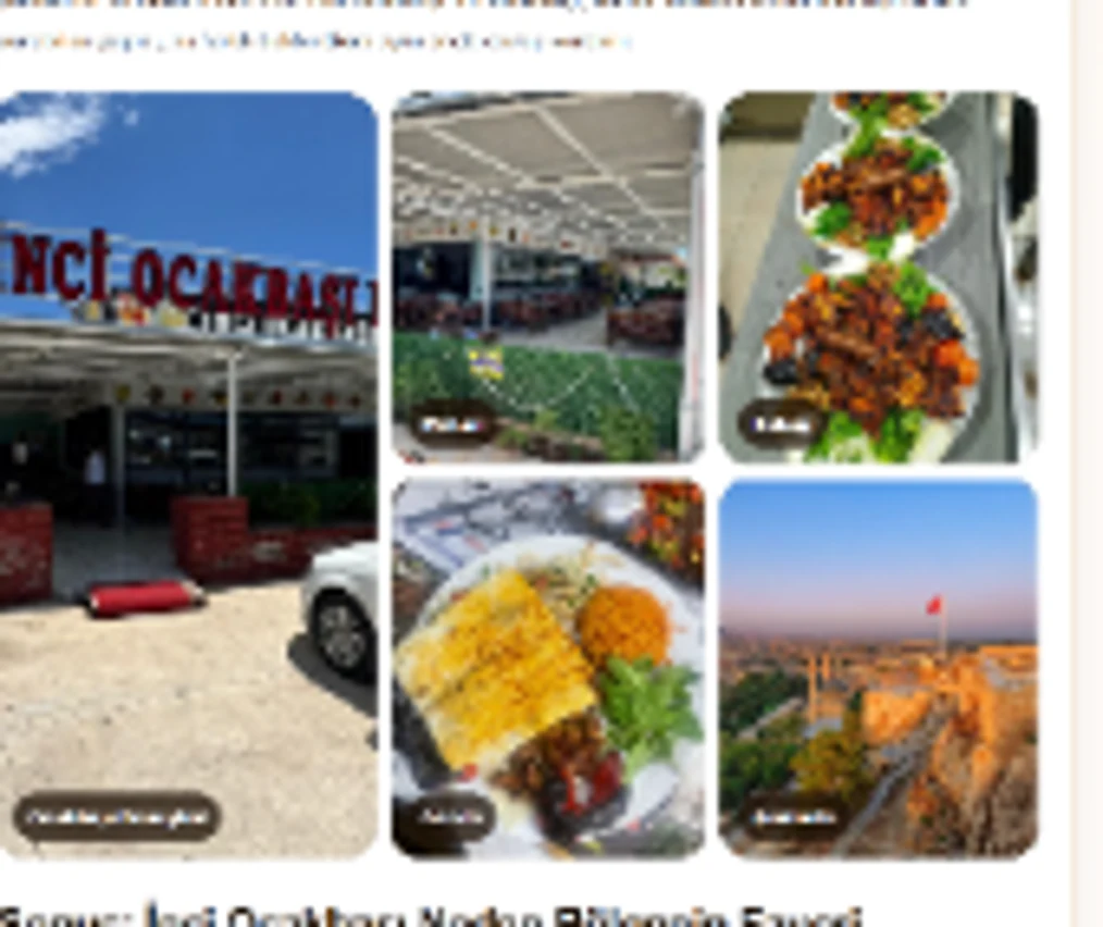 İnci Ocakbaşı Şanlıurfa foto galeri
